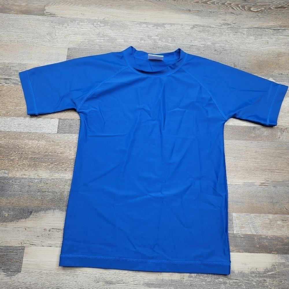Hanna Andersson Boys 10 (140cm) Blue Tech tshirt